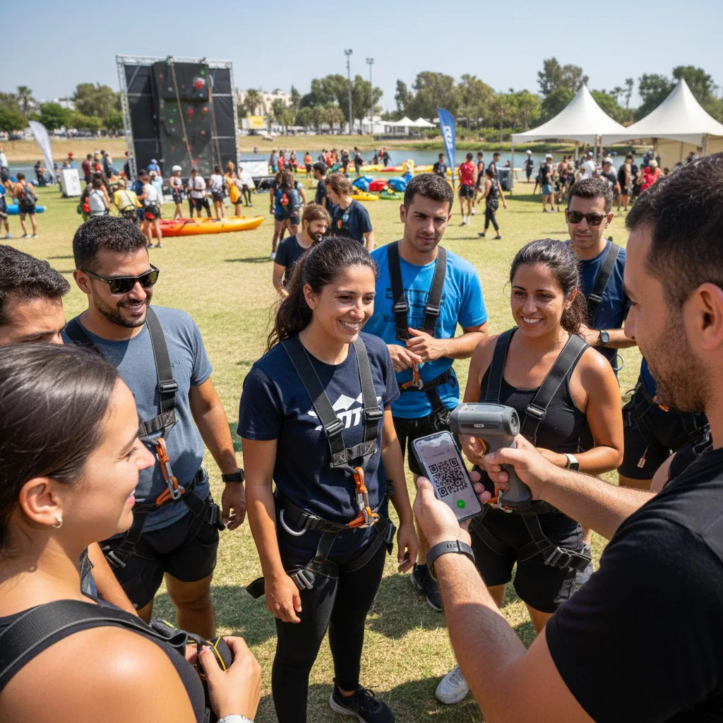 רישום לאטרקציות ביום גיבוש גדול